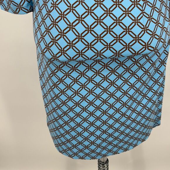 J.McLaughlin Catalina Cloth Square‎ Neck MIDI Pullover Dress Pockets Blue XS - Picture 10 of 13